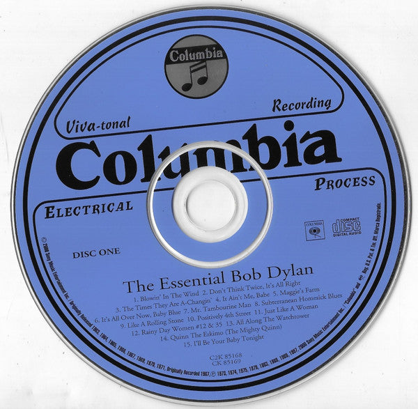 Bob Dylan : The Essential Bob Dylan (Compilation,Limited Edition,Reissue,Remastered)
