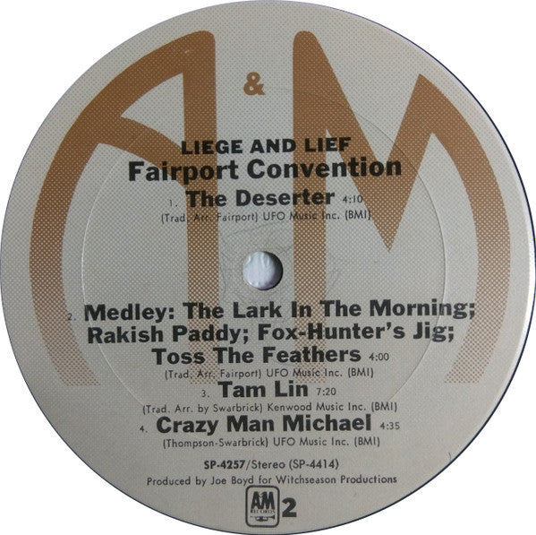 Fairport Convention : Liege & Lief (LP,Album,Reissue,Stereo)
