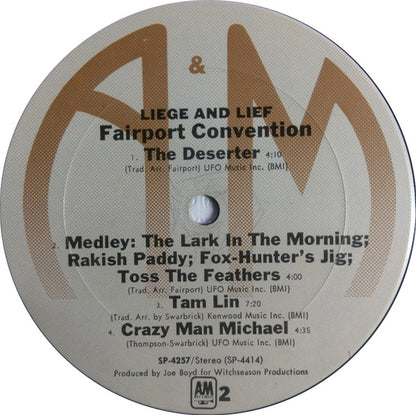 Fairport Convention : Liege & Lief (LP,Album,Reissue,Stereo)