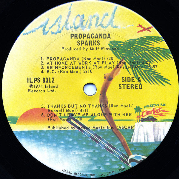 Sparks : Propaganda (LP,Album)