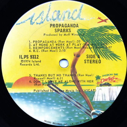 Sparks : Propaganda (LP,Album)
