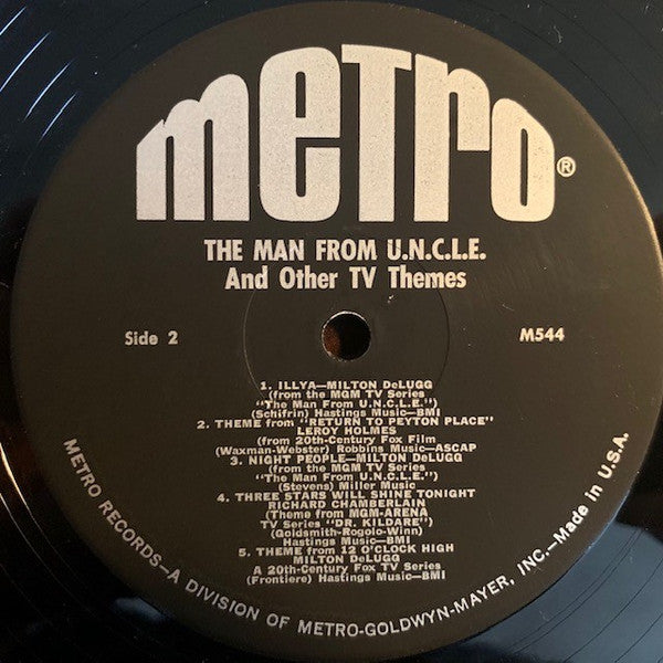 Various : The Man From U.N.C.L.E And Other Tv Themes (LP,Mono)