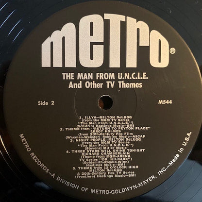 Various : The Man From U.N.C.L.E And Other Tv Themes (LP,Mono)