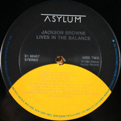 Jackson Browne : Lives In The Balance (LP,Album,Club Edition)