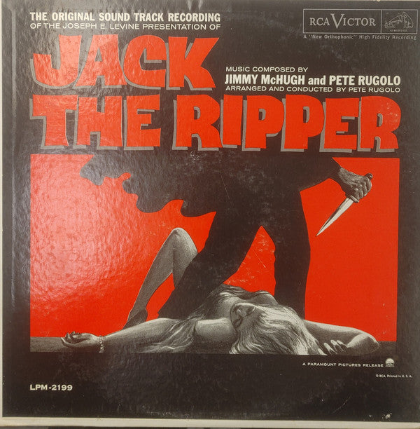 Jimmy McHugh And Pete Rugolo : Jack The Ripper (The Original Soundtrack Recording) (LP,Mono)