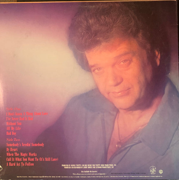Conway Twitty : By Heart (LP,Album,Club Edition)
