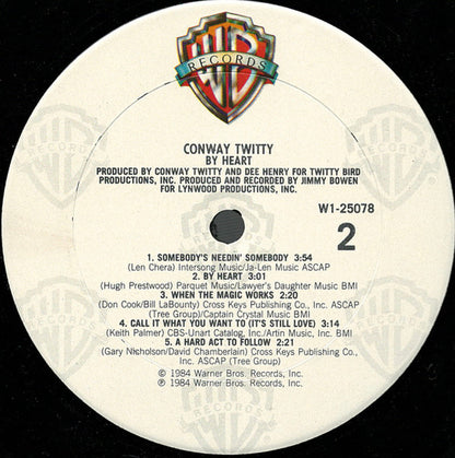 Conway Twitty : By Heart (LP,Album,Club Edition)
