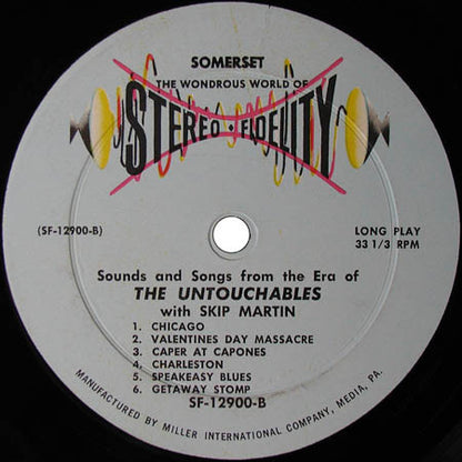 Skip Martin And His Prohibitionists : Songs And Sounds From The Era Of The Untouchables (LP,Stereo)