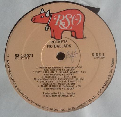 The Rockets (5) : No Ballads (LP,Album)