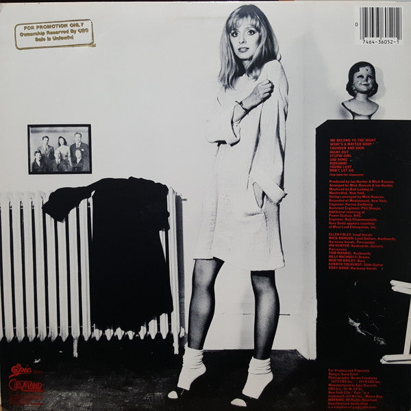Ellen Foley : Nightout (LP,Album,Promo)