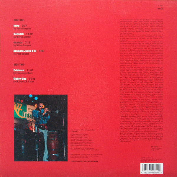 Jerry Gonzalez And The Fort Apache Band : Obatalà (LP)