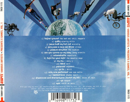 Various : ESPN Presents: X Games - Volume One: Music From The Edge (Compilation)