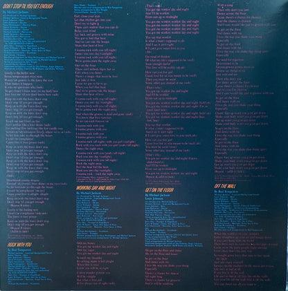 Michael Jackson : Off The Wall (LP,Album,Stereo)