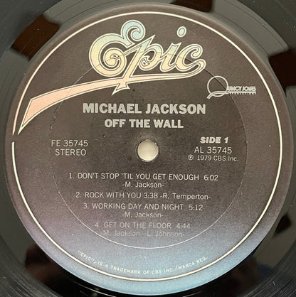 Michael Jackson : Off The Wall (LP,Album,Stereo)