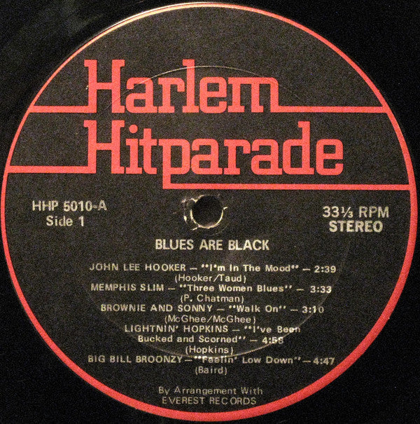 Various : Blues Are Black (LP,Compilation,Stereo)