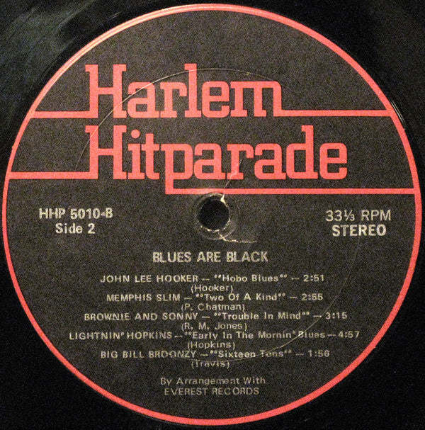 Various : Blues Are Black (LP,Compilation,Stereo)