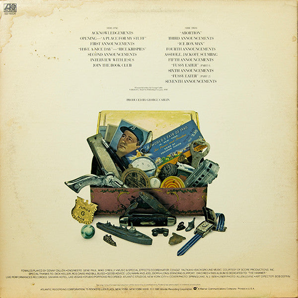 George Carlin : A Place For My Stuff (LP,Album)