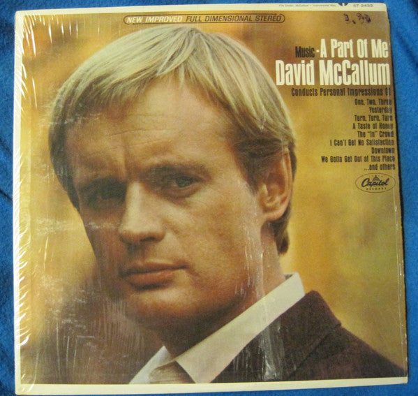 David McCallum : Music - A Part Of Me (LP,Album,Stereo)