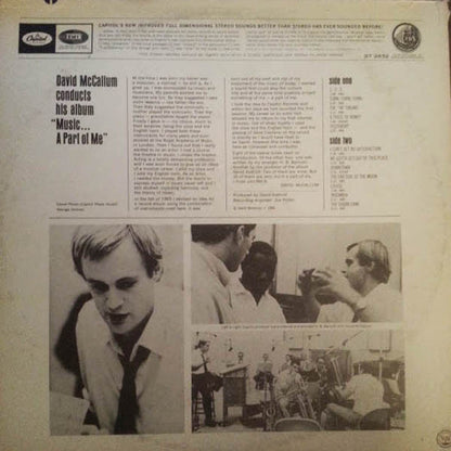 David McCallum : Music - A Part Of Me (LP,Album,Stereo)
