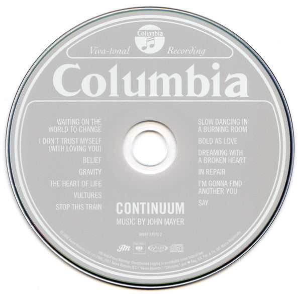 John Mayer : Continuum (Album,Reissue)