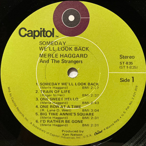 Merle Haggard And Strangers (5), The : Someday We'll Look Back (LP,Album,Stereo)