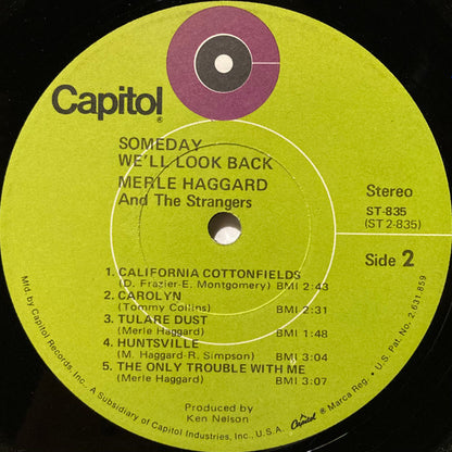 Merle Haggard And Strangers (5), The : Someday We'll Look Back (LP,Album,Stereo)