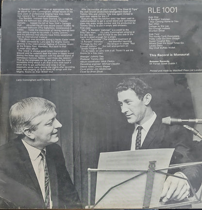Larry Cunningham (2) : A Ramblin' Irishman (LP,Album,Mono)