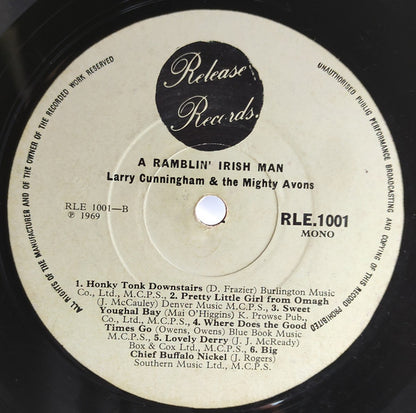 Larry Cunningham (2) : A Ramblin' Irishman (LP,Album,Mono)