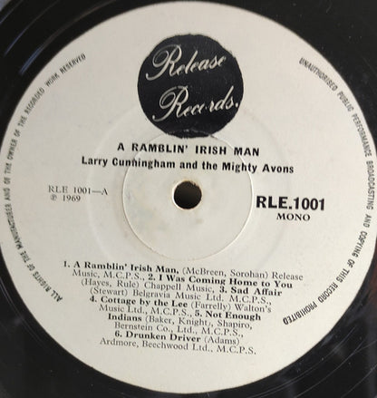 Larry Cunningham (2) : A Ramblin' Irishman (LP,Album,Mono)