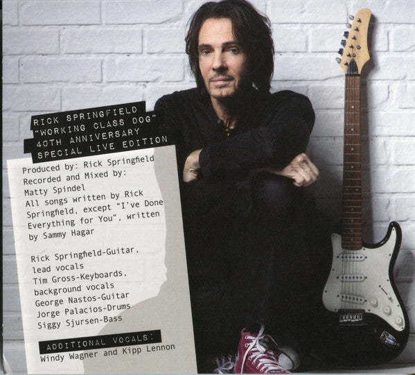 Rick Springfield : Working Class Dog (40th Anniversary Special Live Edition) (Album,Deluxe Edition,Stereo)