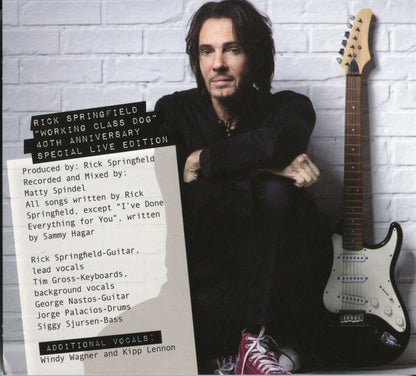 Rick Springfield : Working Class Dog (40th Anniversary Special Live Edition) (Album,Deluxe Edition,Stereo)