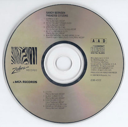 Randy Bernsen : Paradise Citizens (Album)