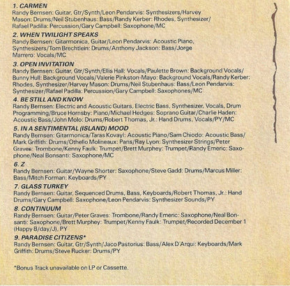 Randy Bernsen : Paradise Citizens (Album)