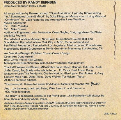 Randy Bernsen : Paradise Citizens (Album)