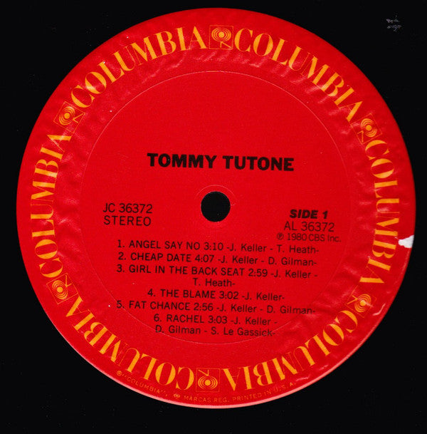 Tommy Tutone : Tommy Tutone (LP,Album)