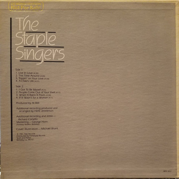 Staple Singers, The Featuring Mavis Staples : This Time Around (LP,Album)