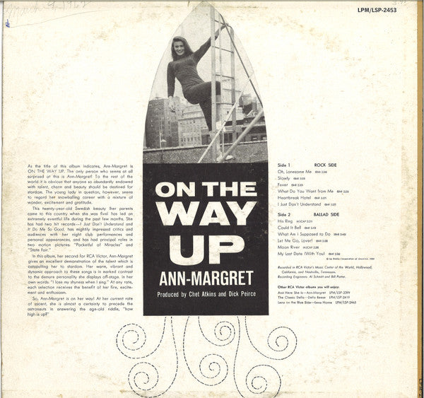 Ann Margret : On The Way Up (LP,Album,Mono)