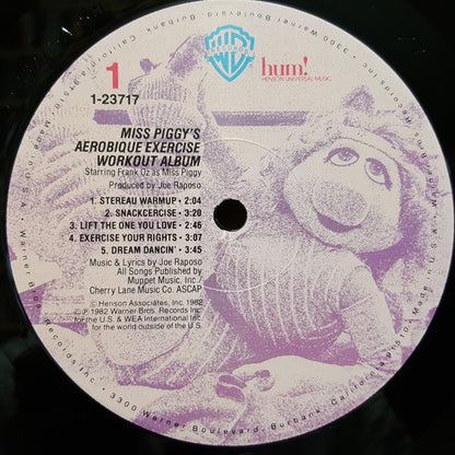 Miss Piggy : Miss Piggy's Aerobique Exercise Workout Album (LP,Album)