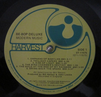 Be Bop Deluxe : Modern Music (LP,Album)