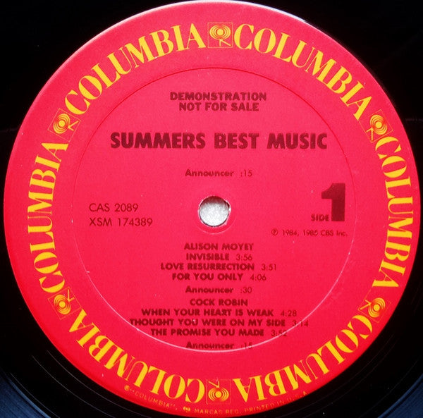 Various : Summer's Best Music (In-Store Play Sampler) (LP,Promo,Sampler)