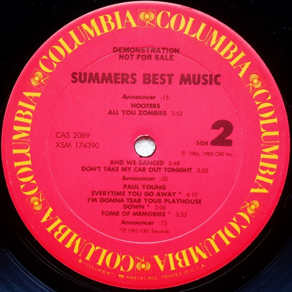 Various : Summer's Best Music (In-Store Play Sampler) (LP,Promo,Sampler)