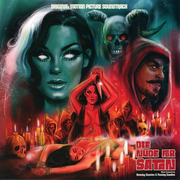 Henning Zinoviev & Floating Candles : Die Nude For Satan - Original Motion Picture Soundtrack (LP,Album,Limited Edition,Stereo)
