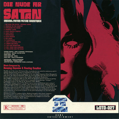Henning Zinoviev & Floating Candles : Die Nude For Satan - Original Motion Picture Soundtrack (LP,Album,Limited Edition,Stereo)