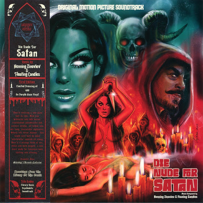 Henning Zinoviev & Floating Candles : Die Nude For Satan - Original Motion Picture Soundtrack (LP,Album,Limited Edition,Stereo)
