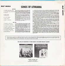 Lionė Juodytė, Rūta (4) : Dainos Iš Lietuvos = Songs Of Lithuania (LP,Album,Stereo)