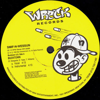 Smif-N-Wessun : Bucktown / Let's Git It On (12",33 ⅓ RPM)