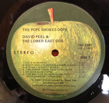 David Peel & The Lower East Side : The Pope Smokes Dope (LP,Album)