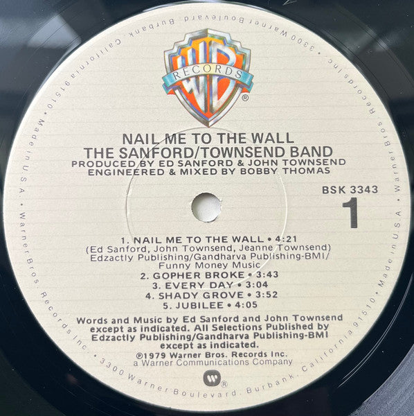 Sanford-Townsend Band, The : Nail Me To The Wall (LP,Album)
