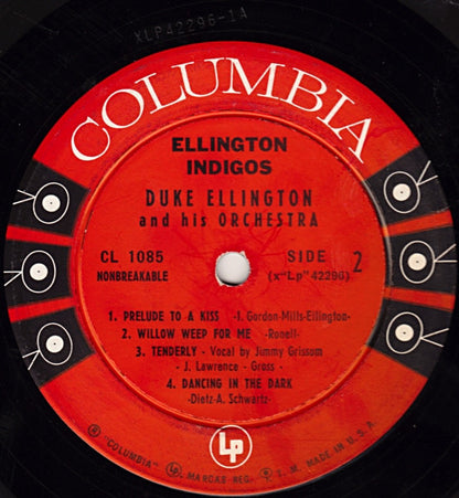 Duke Ellington And His Orchestra : Ellington Indigos (LP,Album,Mono)