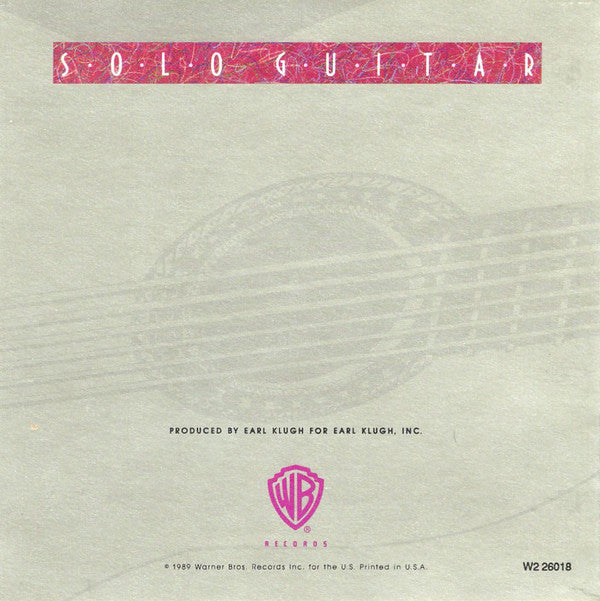 Earl Klugh : Solo Guitar (Album,Club Edition)